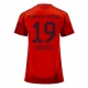 Bayern Munich Alphonso Davies #19 Kotipaita Naisten 2024-25 Lyhythihainen