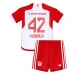Bayern Munich Jamal Musiala #42 Kotipaita Lapsille 2023-24 Lyhythihainen (+ Lyhyet housut)