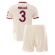 Bayern Munich Kim Min-jae #3 Kolmaspaita Lapsille 2024-25 Lyhythihainen (+ Lyhyet housut)