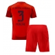 Bayern Munich Kim Min-jae #3 Kotipaita Lapsille 2024-25 Lyhythihainen (+ Lyhyet housut)