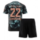 Bayern Munich Raphael Guerreiro #22 Vieraspaita Lapsille 2024-25 Lyhythihainen (+ Lyhyet housut)