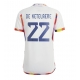 Belgia Charles De Ketelaere #22 Vieraspaita MM-kisat 2022 Lyhythihainen