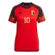 Belgia Eden Hazard #10 Kotipaita Naisten MM-kisat 2022 Lyhythihainen