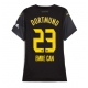 Borussia Dortmund Emre Can #23 Vieraspaita Naisten 2024-25 Lyhythihainen