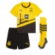 Borussia Dortmund Felix Nmecha #8 Kotipaita Lapsille 2023-24 Lyhythihainen (+ Lyhyet housut)