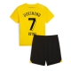 Borussia Dortmund Giovanni Reyna #7 Kotipaita Lapsille 2023-24 Lyhythihainen (+ Lyhyet housut)