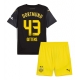 Borussia Dortmund Jamie Bynoe-Gittens #43 Vieraspaita Lapsille 2024-25 Lyhythihainen (+ Lyhyet housut)