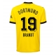 Borussia Dortmund Julian Brandt #19 Kotipaita 2023-24 Lyhythihainen