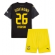 Borussia Dortmund Julian Ryerson #26 Vieraspaita Lapsille 2024-25 Lyhythihainen (+ Lyhyet housut)