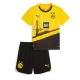 Borussia Dortmund Kotipaita Lapsille 2023-24 Lyhythihainen (+ Lyhyet housut)