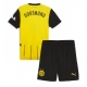 Borussia Dortmund Kotipaita Lapsille 2024-25 Lyhythihainen (+ Lyhyet housut)