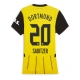 Borussia Dortmund Marcel Sabitzer #20 Kotipaita Naisten 2024-25 Lyhythihainen