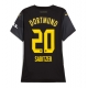 Borussia Dortmund Marcel Sabitzer #20 Vieraspaita Naisten 2024-25 Lyhythihainen