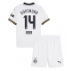 Borussia Dortmund Maximilian Beier #14 Kolmaspaita Lapsille 2024-25 Lyhythihainen (+ Lyhyet housut)