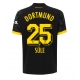 Borussia Dortmund Niklas Sule #25 Vieraspaita 2023-24 Lyhythihainen