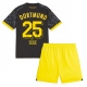 Borussia Dortmund Niklas Sule #25 Vieraspaita Lapsille 2023-24 Lyhythihainen (+ Lyhyet housut)