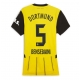 Borussia Dortmund Ramy Bensebaini #5 Kotipaita Naisten 2024-25 Lyhythihainen