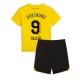 Borussia Dortmund Sebastien Haller #9 Kotipaita Lapsille 2023-24 Lyhythihainen (+ Lyhyet housut)