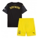 Borussia Dortmund Vieraspaita Lapsille 2024-25 Lyhythihainen (+ Lyhyet housut)