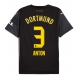 Borussia Dortmund Waldemar Anton #3 Vieraspaita 2024-25 Lyhythihainen