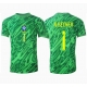 Brasilia Alisson Becker #1 Maalivahti Kotipaita Copa America 2024 Lyhythihainen