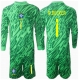 Brasilia Alisson Becker #1 Maalivahti Kotipaita Lapsille Copa America 2024 Pitkähihainen (+ Lyhyet housut)