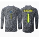 Brasilia Alisson Becker #1 Maalivahti Vieraspaita Copa America 2024 Pitkähihainen