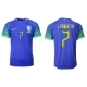 Brasilia Lucas Paqueta #7 Vieraspaita MM-kisat 2022 Lyhythihainen