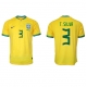 Brasilia Thiago Silva #3 Kotipaita MM-kisat 2022 Lyhythihainen