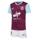 Burnley Kotipaita Lapsille 2024-25 Lyhythihainen (+ Lyhyet housut)