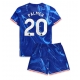 Chelsea Cole Palmer #20 Kotipaita Lapsille 2024-25 Lyhythihainen (+ Lyhyet housut)