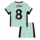 Chelsea Enzo Fernandez #8 Kolmaspaita Lapsille 2023-24 Lyhythihainen (+ Lyhyet housut)
