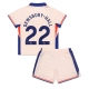 Chelsea Kiernan Dewsbury-Hall #22 Vieraspaita Lapsille 2024-25 Lyhythihainen (+ Lyhyet housut)