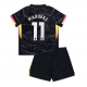 Chelsea Noni Madueke #11 Kolmaspaita Lapsille 2024-25 Lyhythihainen (+ Lyhyet housut)