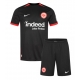 Eintracht Frankfurt Vieraspaita Lapsille 2024-25 Lyhythihainen (+ Lyhyet housut)