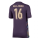 Englanti Conor Gallagher #16 Vieraspaita Naisten EM-Kisat 2024 Lyhythihainen