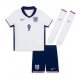 Englanti Harry Kane #9 Kotipaita Lapsille EM-Kisat 2024 Lyhythihainen (+ Lyhyet housut)