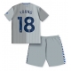 Everton Ashley Young #18 Kolmaspaita Lapsille 2023-24 Lyhythihainen (+ Lyhyet housut)