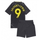 Everton Dominic Calvert-Lewin #9 Vieraspaita Lapsille 2024-25 Lyhythihainen (+ Lyhyet housut)