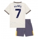 Everton Dwight McNeil #7 Kolmaspaita Lapsille 2024-25 Lyhythihainen (+ Lyhyet housut)