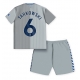 Everton James Tarkowski #6 Kolmaspaita Lapsille 2023-24 Lyhythihainen (+ Lyhyet housut)