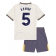 Everton Michael Keane #5 Kolmaspaita Lapsille 2024-25 Lyhythihainen (+ Lyhyet housut)