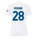 Inter Milan Benjamin Pavard #28 Vieraspaita Naisten 2023-24 Lyhythihainen