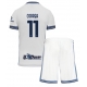 Inter Milan Joaquin Correa #11 Vieraspaita Lapsille 2024-25 Lyhythihainen (+ Lyhyet housut)