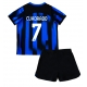 Inter Milan Juan Cuadrado #7 Kotipaita Lapsille 2023-24 Lyhythihainen (+ Lyhyet housut)