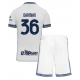 Inter Milan Matteo Darmian #36 Vieraspaita Lapsille 2024-25 Lyhythihainen (+ Lyhyet housut)