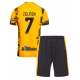 Inter Milan Piotr Zielinski #7 Kolmaspaita Lapsille 2024-25 Lyhythihainen (+ Lyhyet housut)
