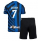 Inter Milan Piotr Zielinski #7 Kotipaita Lapsille 2024-25 Lyhythihainen (+ Lyhyet housut)