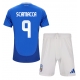 Italia Gianluca Scamacca #9 Kotipaita Lapsille EM-Kisat 2024 Lyhythihainen (+ Lyhyet housut)