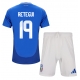 Italia Mateo Retegui #19 Kotipaita Lapsille EM-Kisat 2024 Lyhythihainen (+ Lyhyet housut)